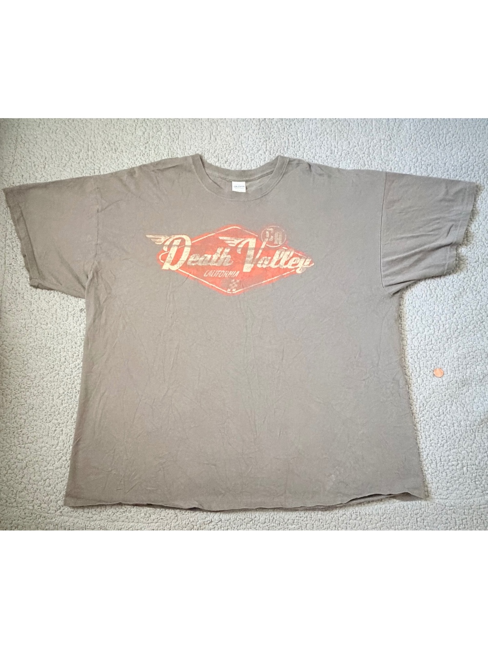 Taupe Death Valley California graphic T-shirt